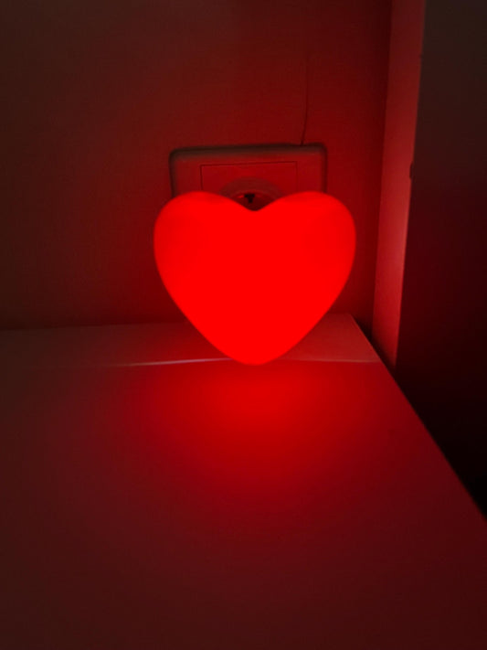 Heart Love Lamp USB Wall Night Light Plug 3D print