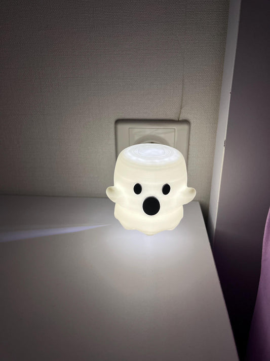 Ghost Lamp USB Wall Night Light Plug 3D print