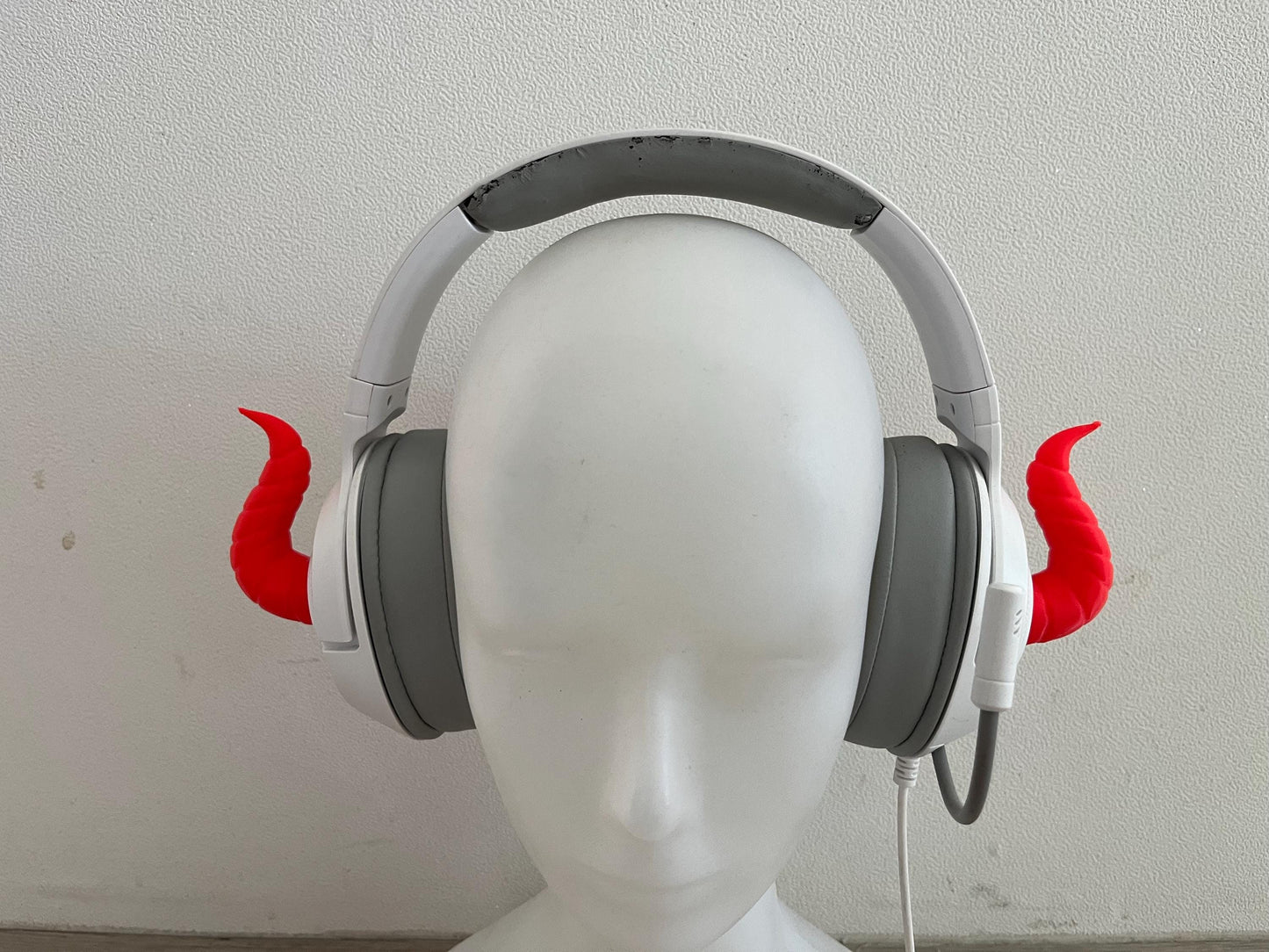 Mini Horn Flat side for Headphones / Headset for streaming anime cosplay
