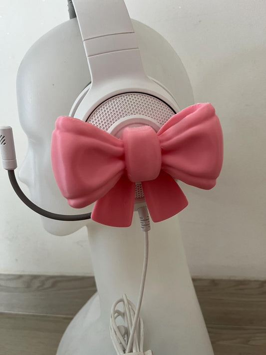 Pair of Bows Flat side for Headphones / Headset for streaming anime cosplay