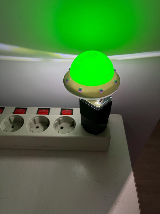 UFO spaceship USB Wall Night Light Plug 3D print
